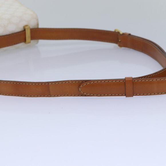 CELINE Macadam Canvas Shoulder Bag Pvc White - Picture 7 of 12